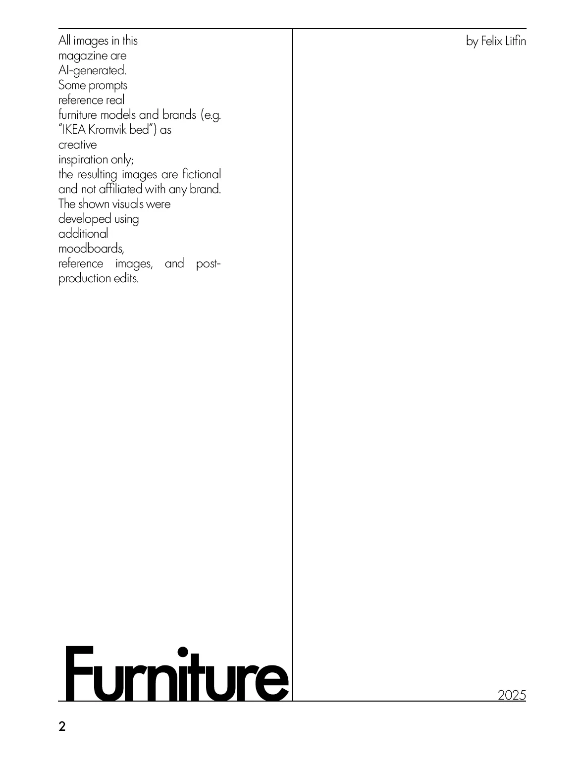 Furniture Magazine — page 2